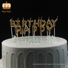 Large Individual Happy Birthday Alphabet Letters Shaped Candles Wholesale